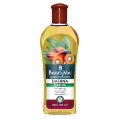 BeautyVoc Batana Hair Oil 200 ml | For Hair Growth, Strength & Shine | Deeply Nourishes Dry & Damaged Hair