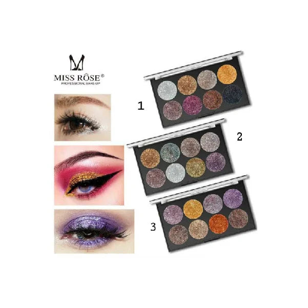 8 Color Glitter Palette