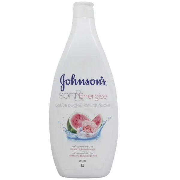 Johnson's Soft & Energise Body Wash with watermelon and rose aroma 750 mL