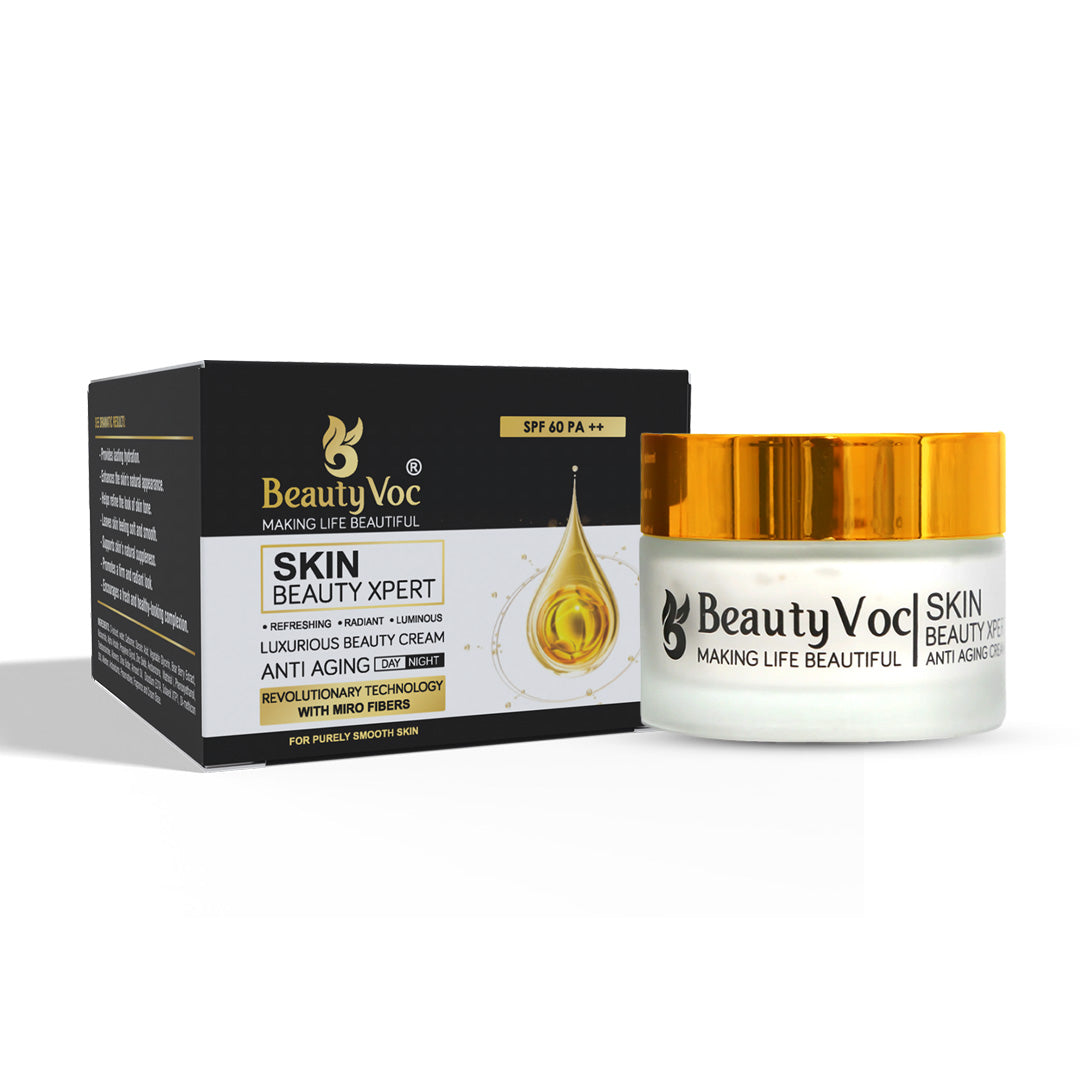 BeautyVoc Anti Aging Day and Night Cream 60g | Anti Wrinkle | Anti Freckles | Anti Dullness