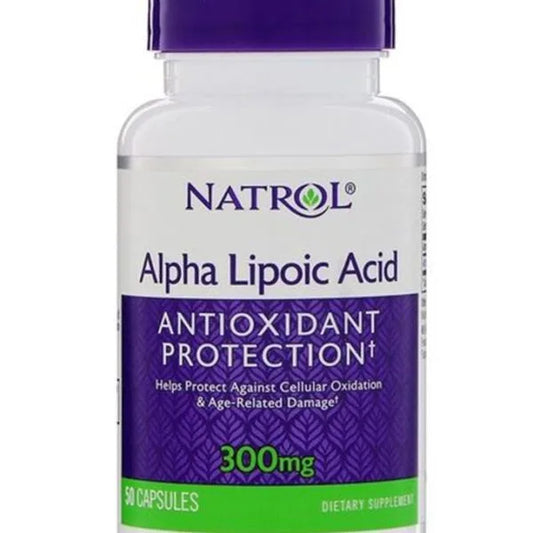 Natrol Alpha Lipoic Acid (ALA) Time Release- 300mg 50-Tablets