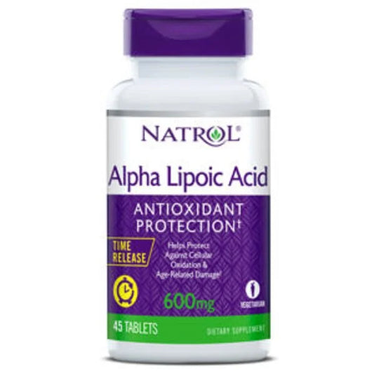 Natrol Alpha Lipoic Acid Time Release – 600mg 45-Tablets