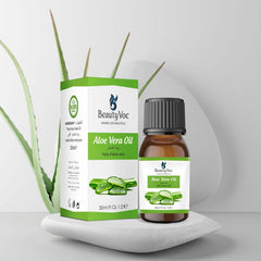 BeautyVoc Aloe Vera Oil 30 ml – 100% Pure & Natural | Best for Skin & Hair Care