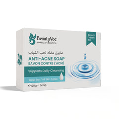 BeautyVoc Anti Acne Soap 120g - Salicylic acid Soap | For Best Acne Treatment