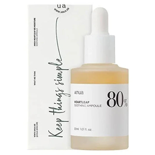 Anua Houttuynia Cordata 80% Moisture Soothing Ampoule 30ml