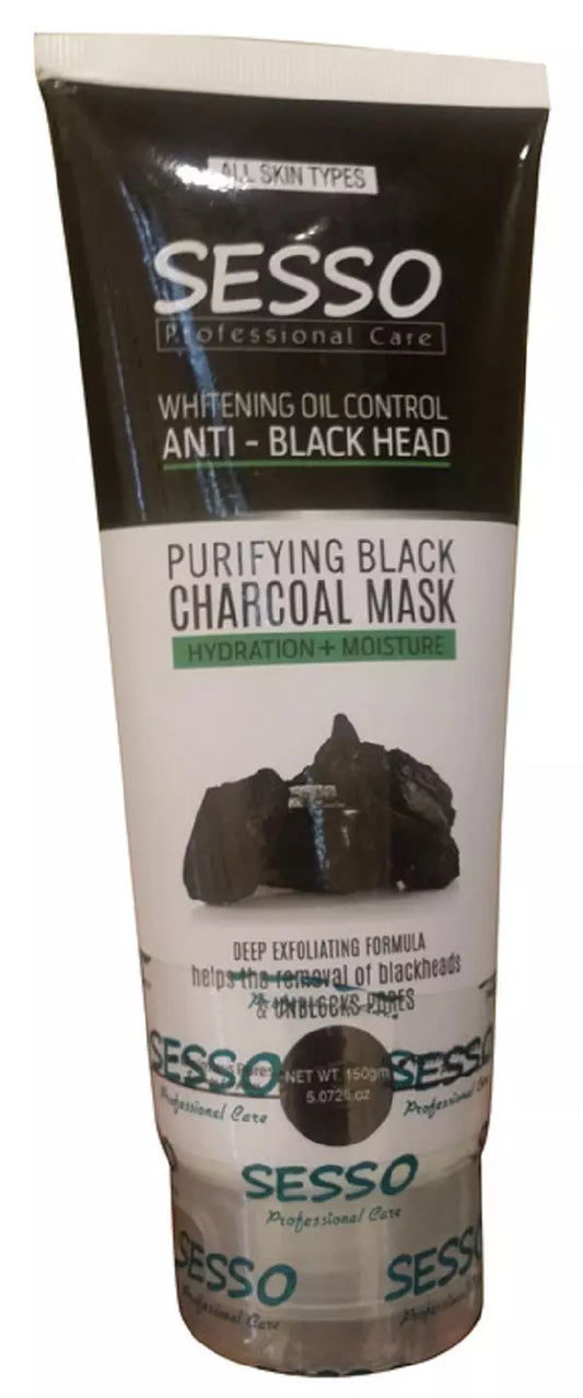 Sesso Purifying Black Charcoal Mask 150 Grams