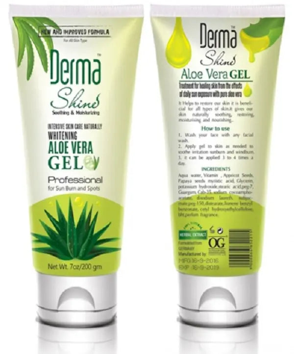 Derma Shine Organic Aloe Vera Gel 200g