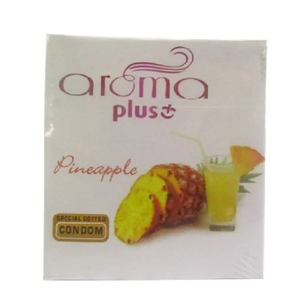 Aroma Plus Pineappple Special Dotted Condom buy online in Pakistan on Manmohni