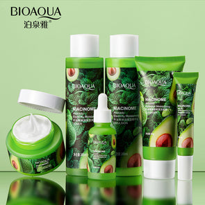 BIOAQUA 6 IN 1 Niacinome Avocado Moisturizing Skin Care Products Set