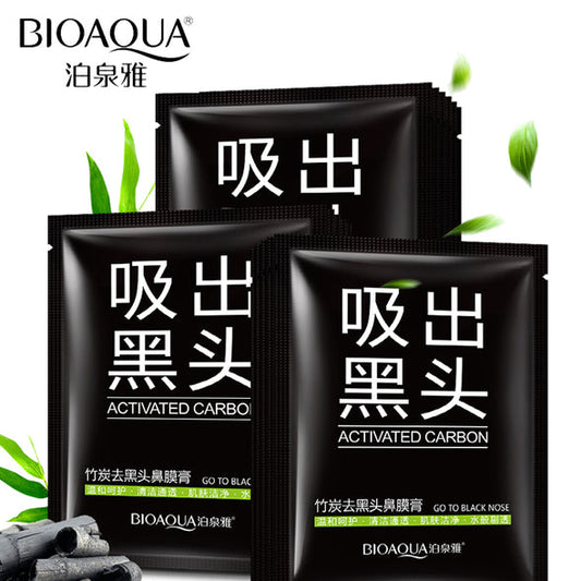 BIOAQUA Activated Carbon Nose Blackhead Remover Mask 10Pcs