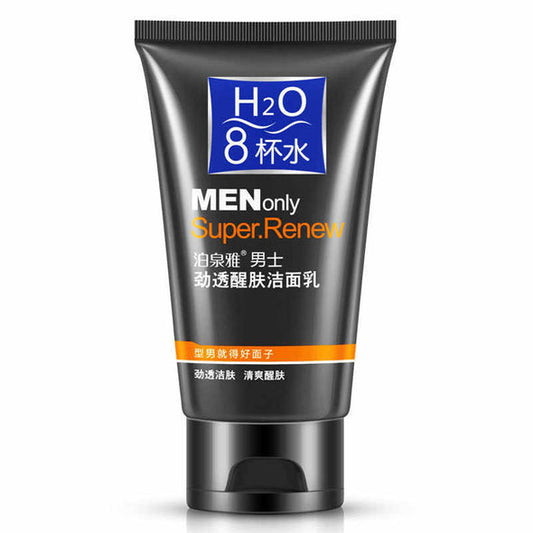 BIOAQUA MENONLY Strength Through Men’s Facial Cleanser Cleansing Milk 100gm
