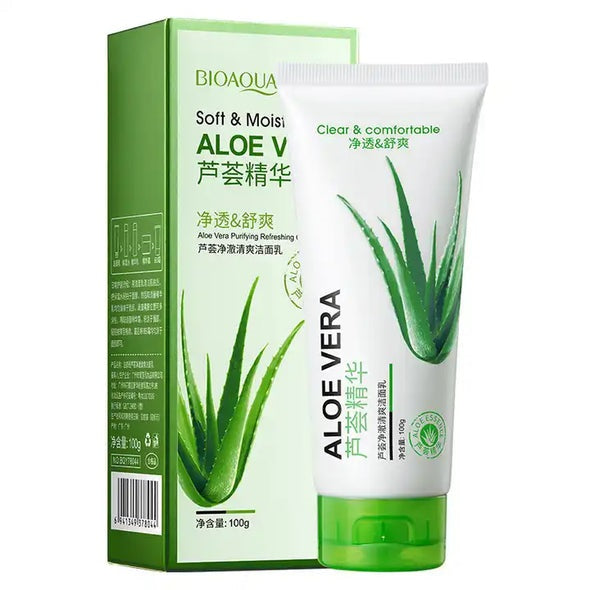 BIOAQUA Soft and Moisturizing Aloe Vera Facial Cleanser