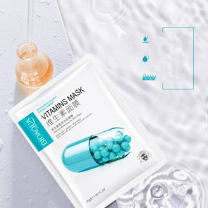 BIOAQUA Vitamins Moisture Ice Skin Face Sheet Mask – 5Pcs
