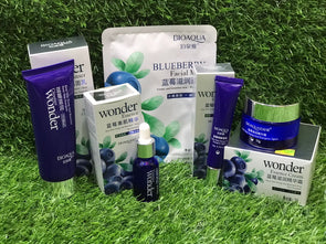 BIOAQUA [5 in 1] Blueberry Wonder Whitening Skincare Series