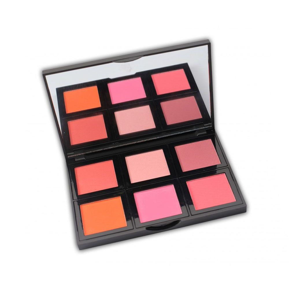 BeCute 6 Colors Matte Blush On And Highlighter