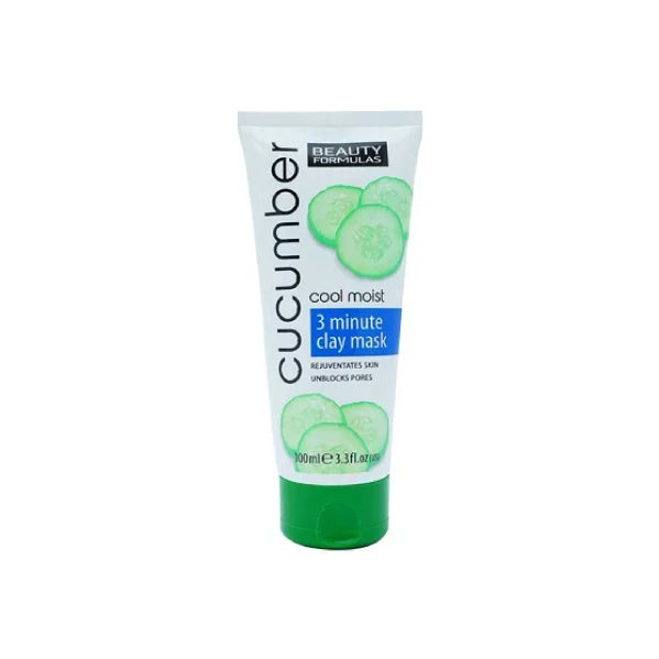 Beauty Formulas Cucumber 3 Minute Clay Mask 100ml