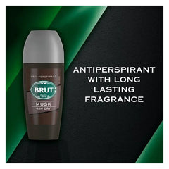 Brut Musk Antiperspirant Roll On Deodorant 50 ML