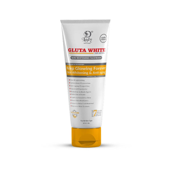 D Lady Gluta White Skin Whitening Facewash 100 GM
