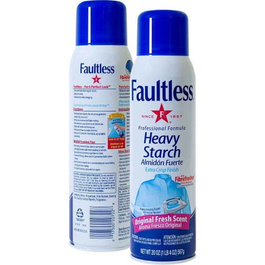 Faultless Heavy Starch Original Fresh Scent 567 GM