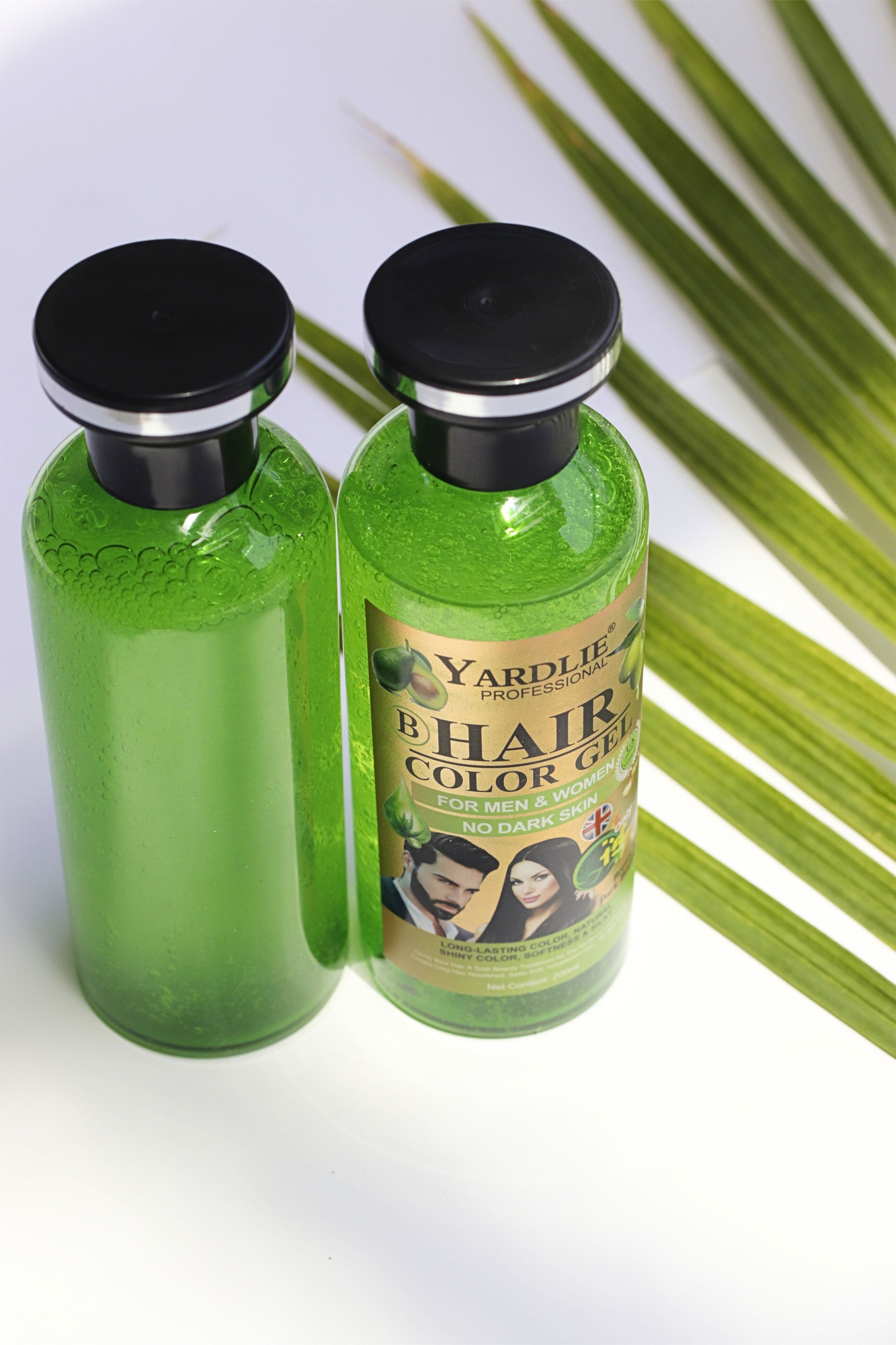 Hair Color Gel | Mixing Paste | Dark Brown | Yardlie | 400ml |