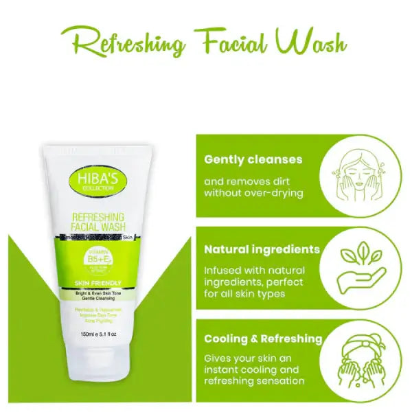 Hiba's Collection Refreshing Facial Wash 150ml