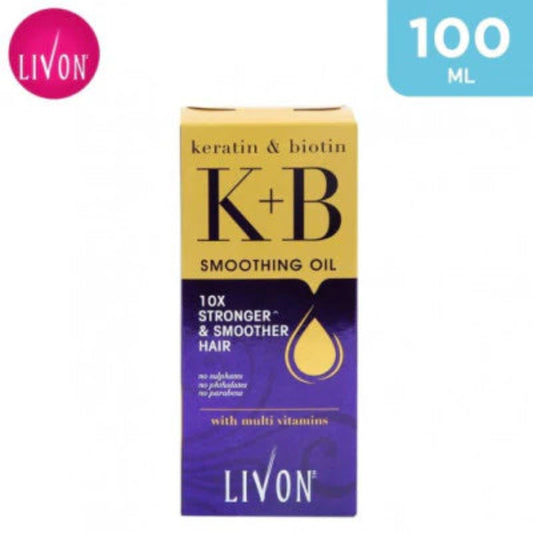 Livon Keratin And Biotin Smoothing Oil 100 ML
