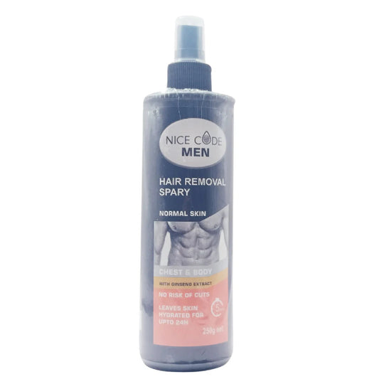 Nice Code Men Hair Removal Spary Normal Skin 250 GM
