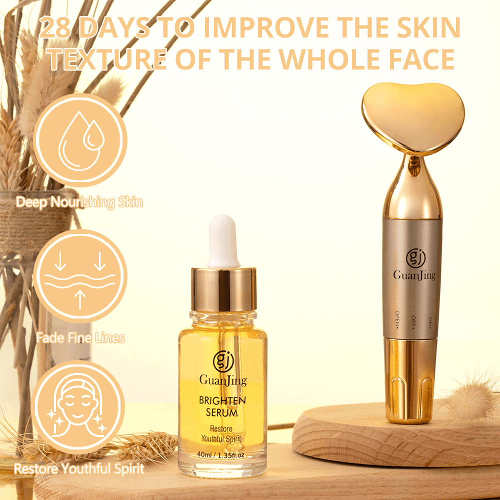 Guanjing Nourishing Brighten Face Repair Set - GJ7207