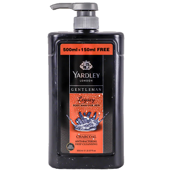 Yardley Body Wash Gentleman Legacy Anti Bacterial Deep Cleansing
