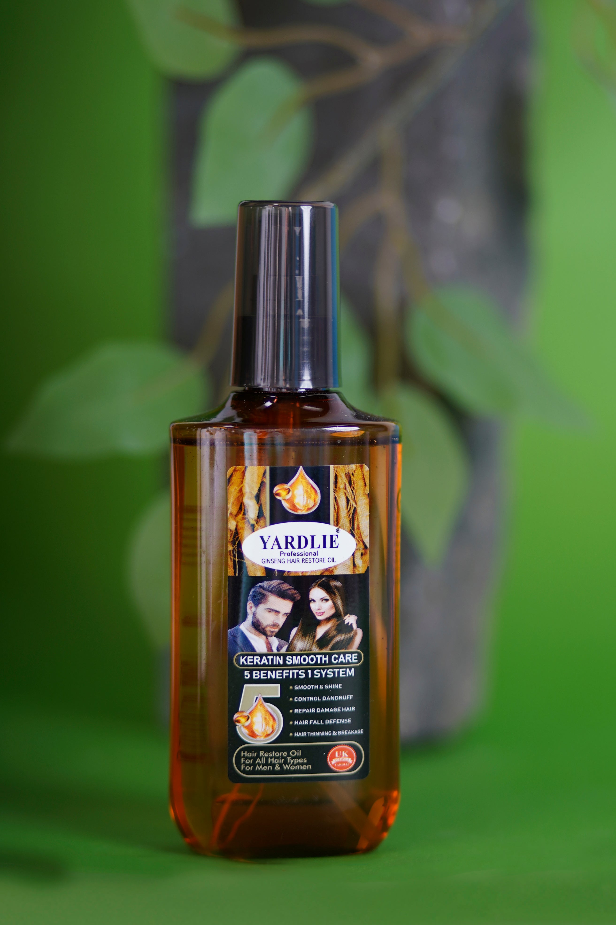 Yardlie Ginseng Oil For Hair Volumizing, Shining, Strengthening, Anti Hair fall & Anti Dandruff.