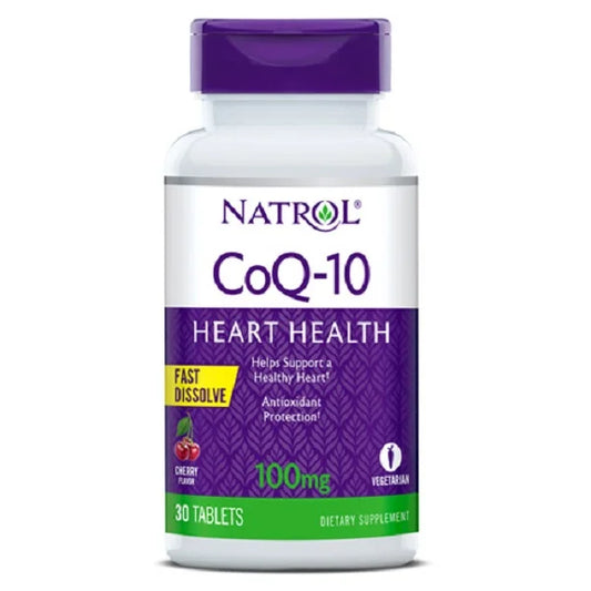 Natrol COQ-10 Fast Dissolve – 100mg 30-Tablets