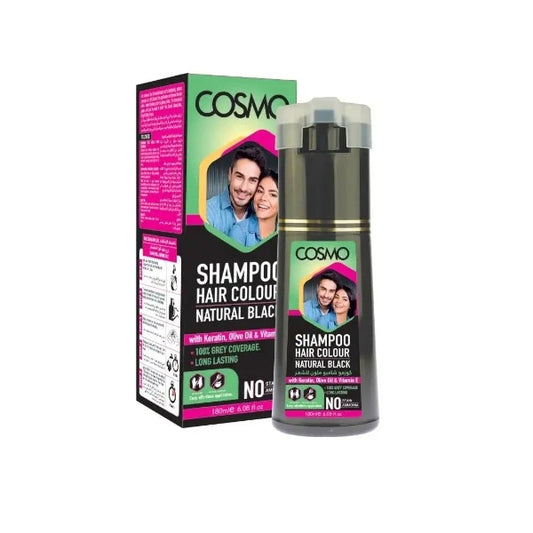 COSMO HAIR COLOUR NATURAL BLACK SHAMPOO