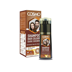 COSMO HAIR COLOUR SHAMPOO - DARK BROWN