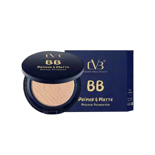 CVB B.B  PRIMER & MATTE POWDER FOUNDATION Compact Single