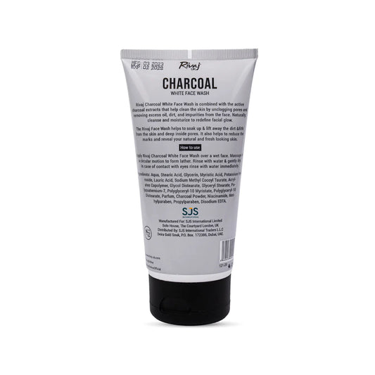 Charcoal White Face Wash (100ml)