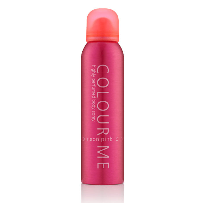 Colour Me Highly Perfumed Body Spray 150 ML Neon Pink – Manmohni