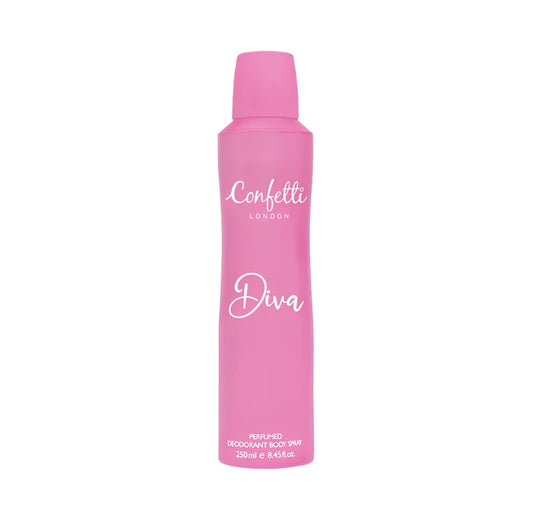 Confetti London Diva Perfumed Deodorant Body Spray 200ml