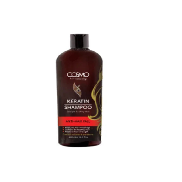 Cosmo Keratin All Hair Shampoo for Women, 480 ml