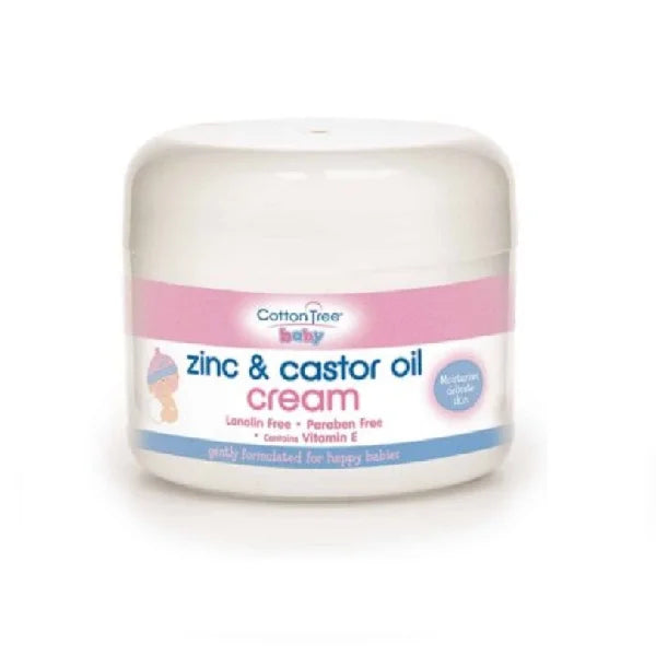 Cotton Tree Baby Zinc And Castor Oil Cream 200ml