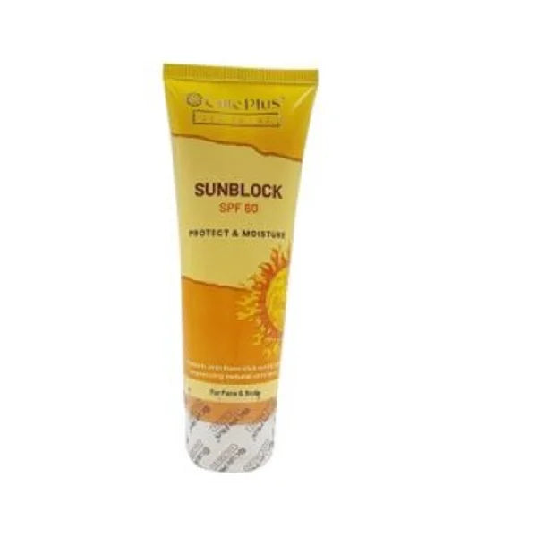 Cute Plus Sunblock SPF-60 Skin Protect &amp; Moisture 100ml