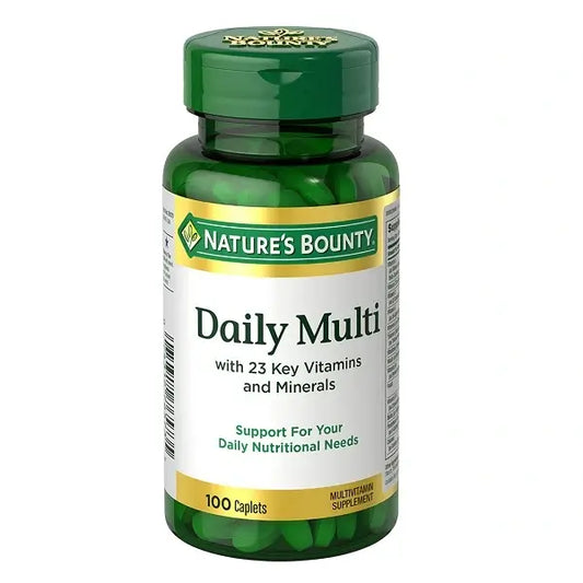 Daily Multi 23 Key Vitamins and Minerals 100 Caplets