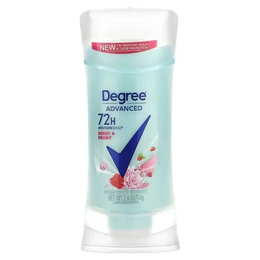 Degree, Advanced 72 Hour MotionSense Antiperspirant Deodorant Berry & Peony 74 g