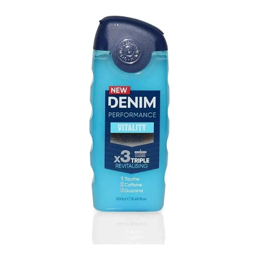 Denim Vitality Body & Face Wash 250ML