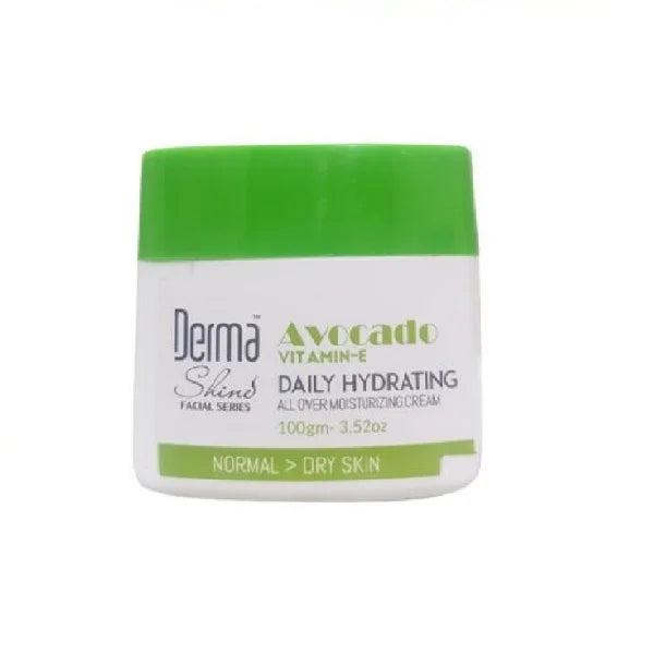 Derma Shine ( Avocado With Vitamin-E ) Daily Hydrating Moisturizing Cream 100g