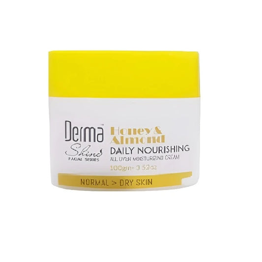 Derma Shine Honey &amp; Almond Daily Nourishing Moisturizing Cream 100g