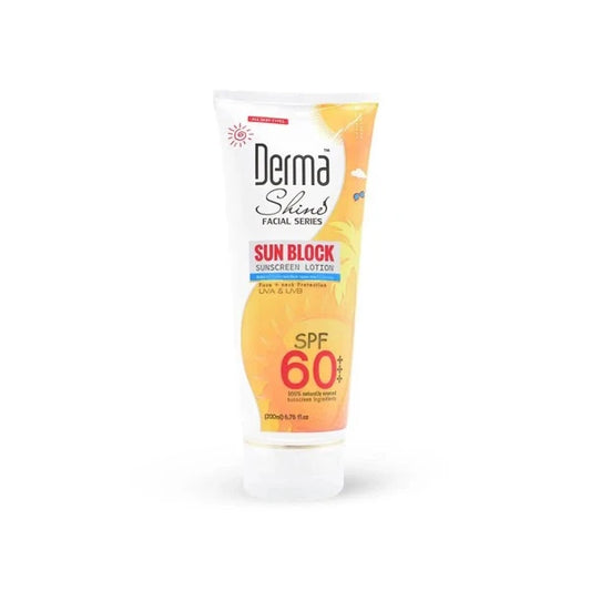 Derma Shine Sun Block SPF 60 200 ml Buy online in Pakistan on Manmohni