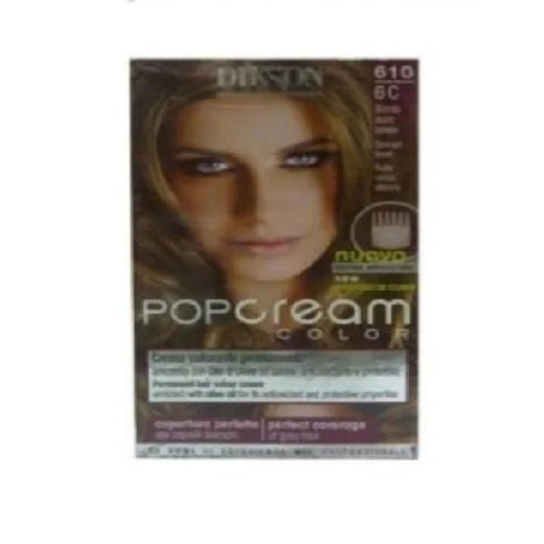 Dikson Pop Cream Color 6C (Dark Ash Blond) 610