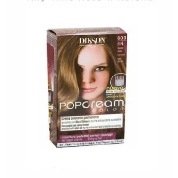 Dikson Pop Cream Color 6N Dark Blond 600