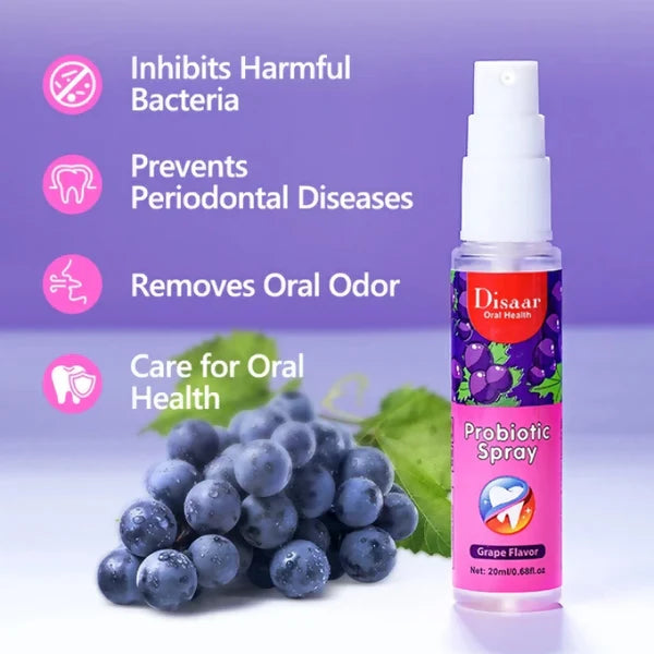 Disaar Probiotic Grape Flavor Oral Freshener 20ml