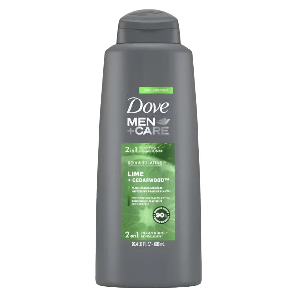 Dove Men 2 in 1 Shampoo & Conditioner Lime+Cedarwood 355 ML